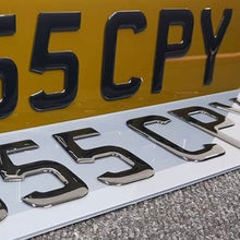 Load image into Gallery viewer, 3D Gel Custom Number Plate