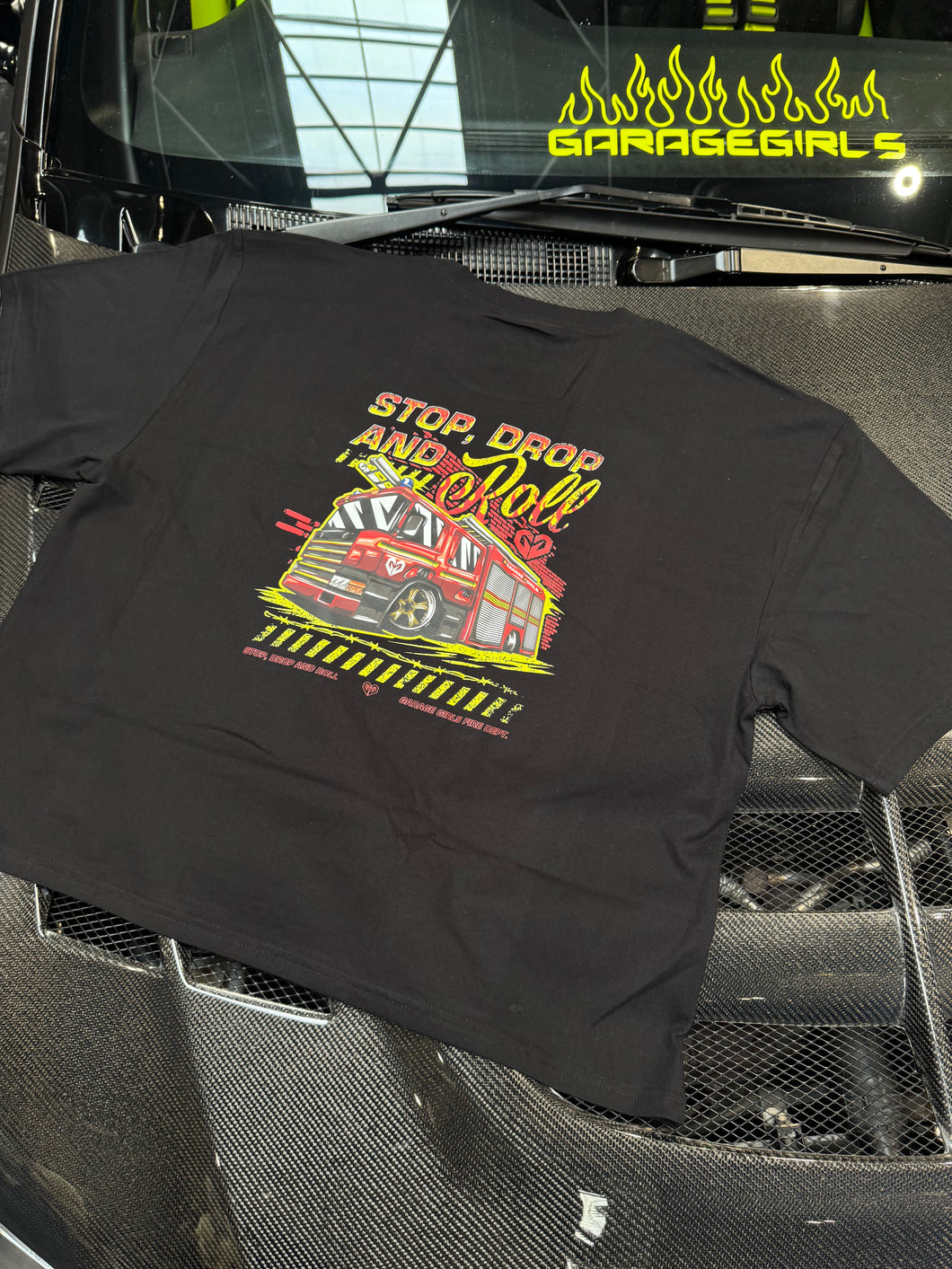 Stop, Drop & Roll Tee