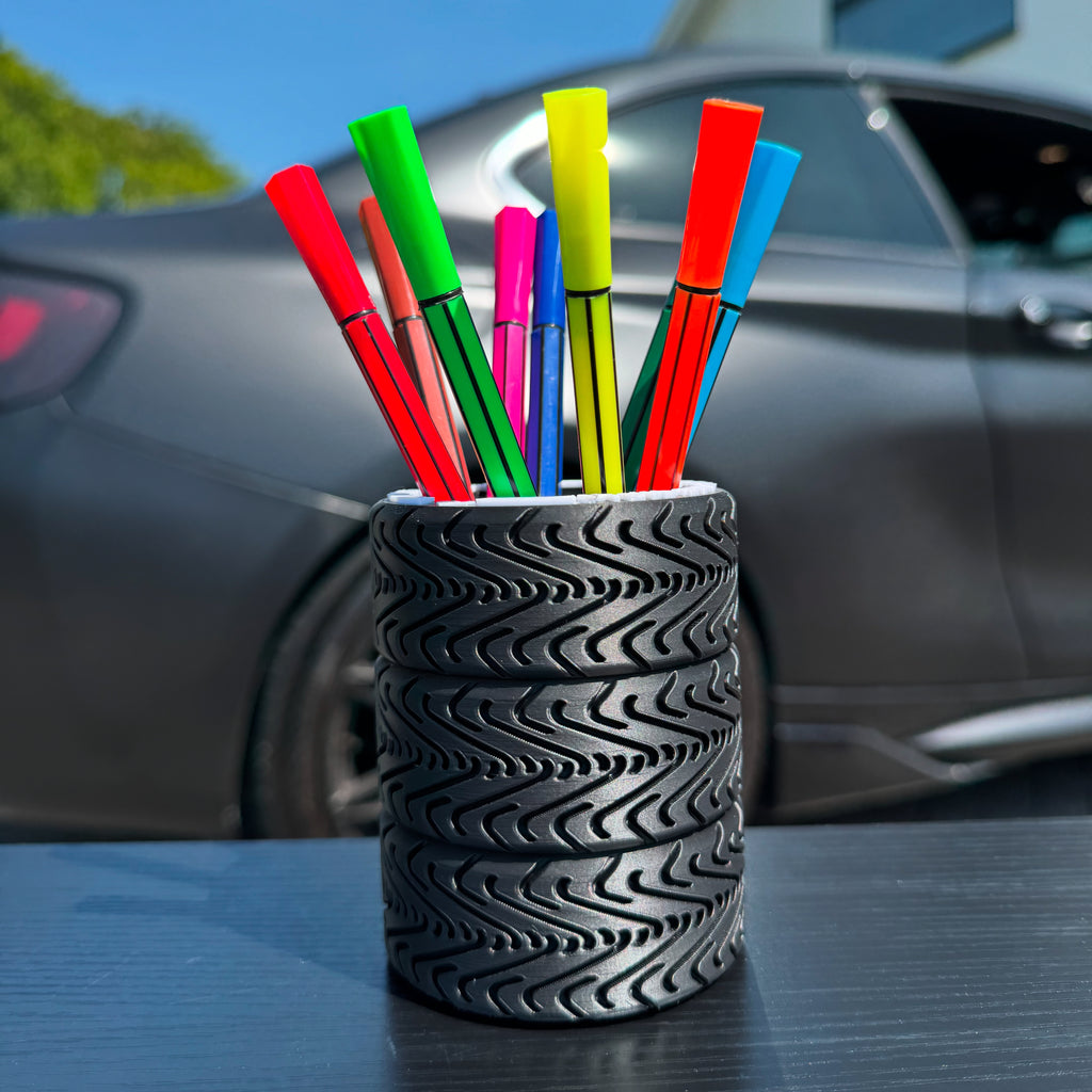 Car Tyre Pen Holder
