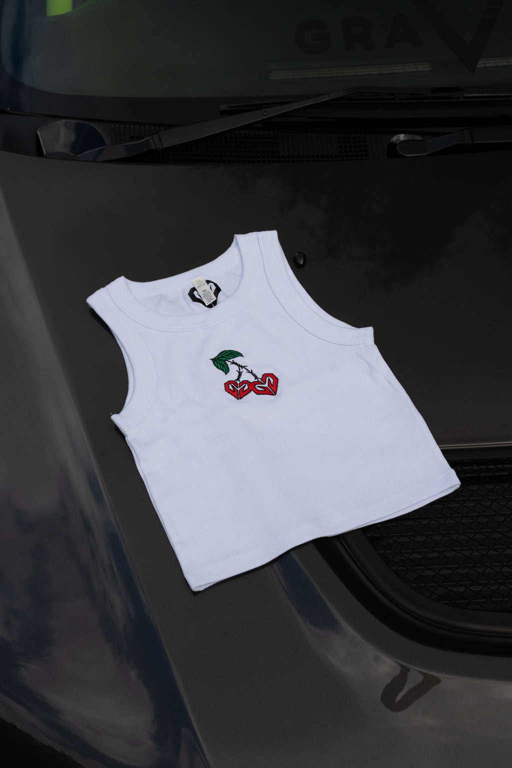 ‘Cherry On Top’ Crop Vest