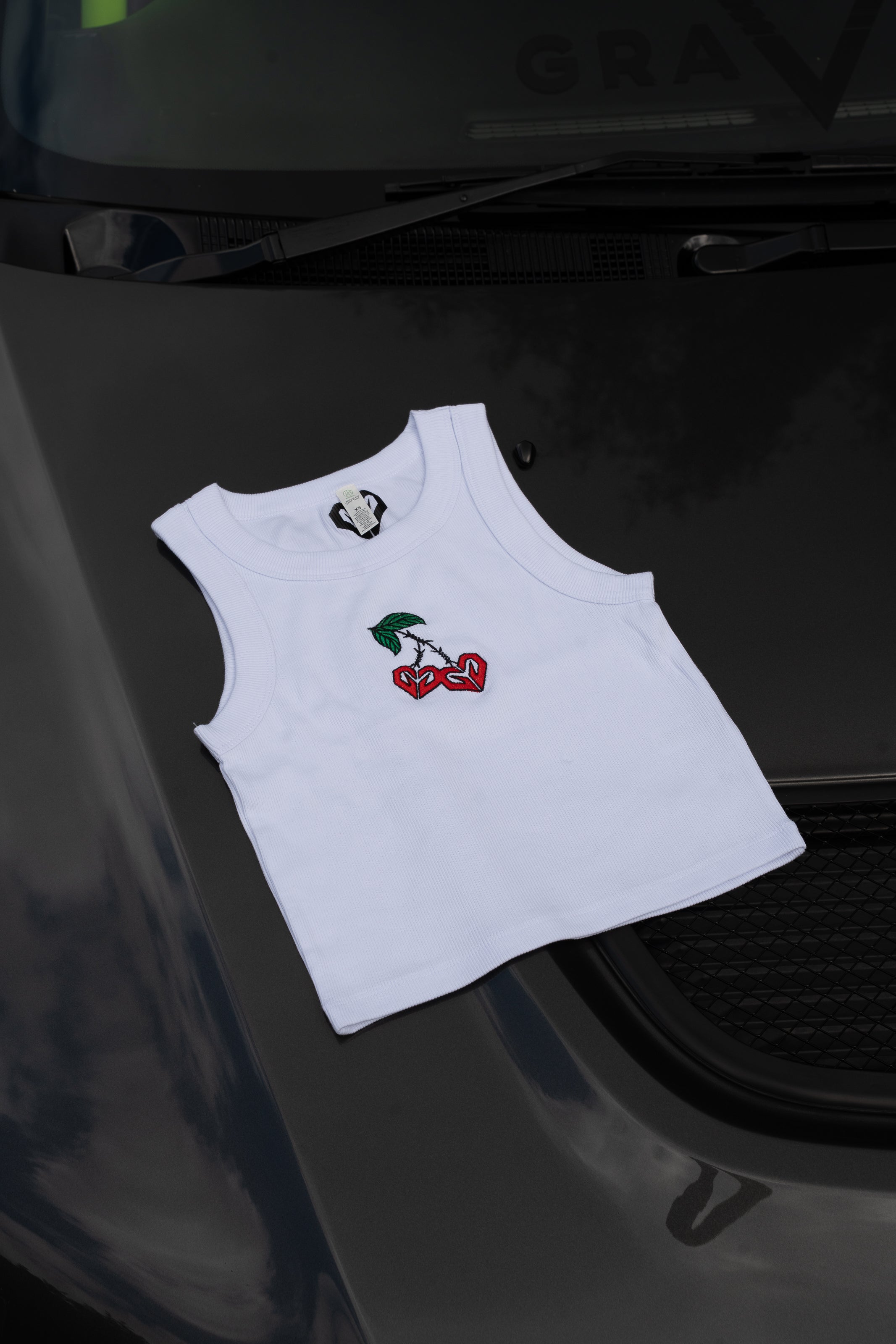 ‘Cherry On Top’ Crop Vest