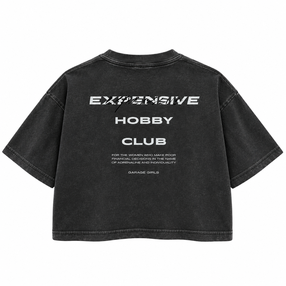 *PRE-ORDER* Expensive Hobbies Crop Tee