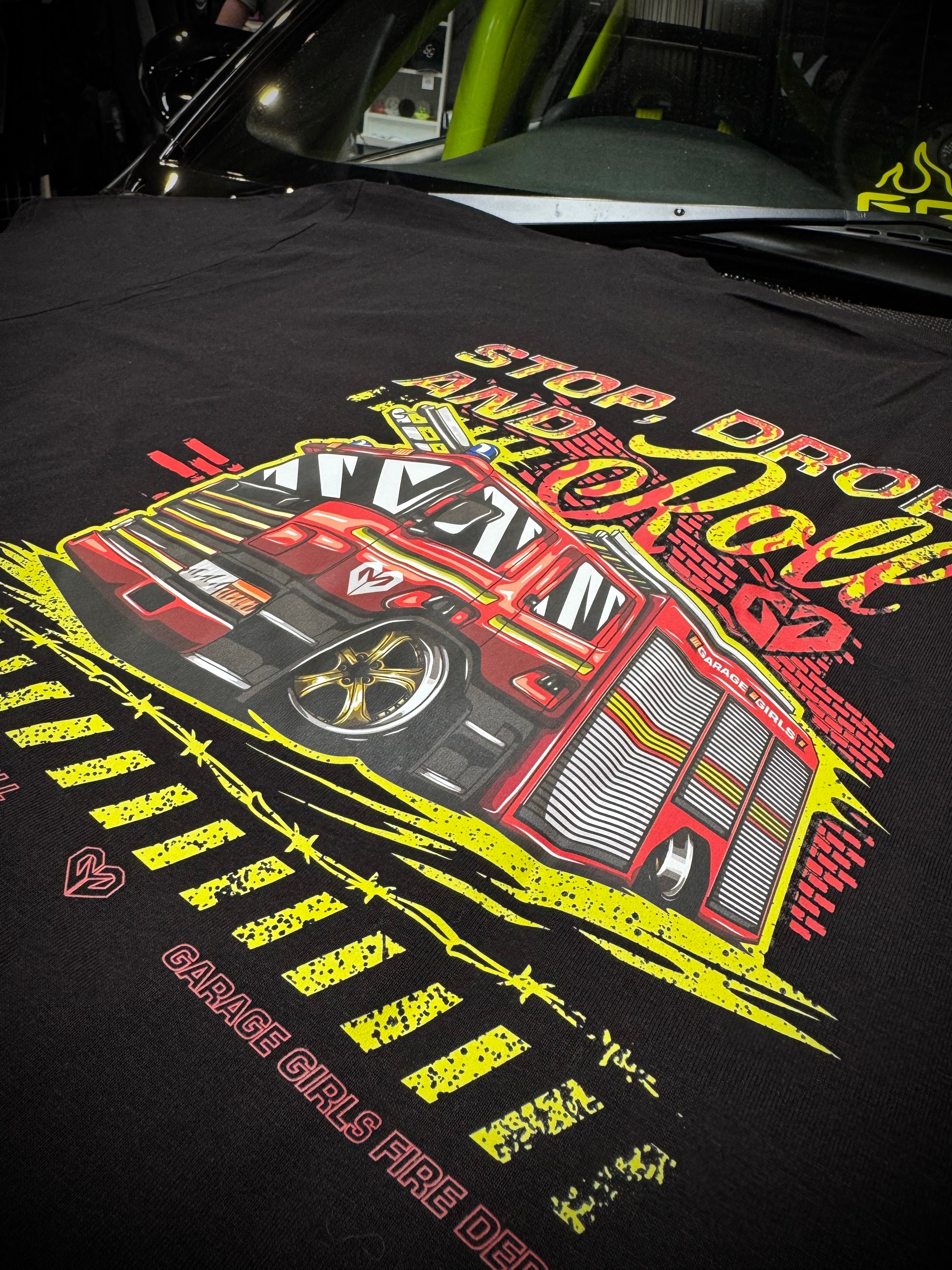 Stop, Drop & Roll Tee