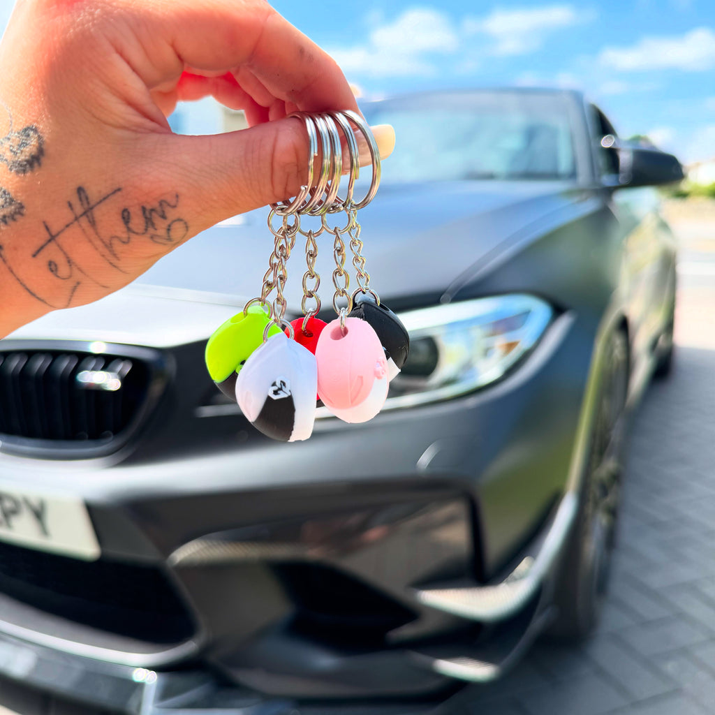 Motorsport Helmet Keyring