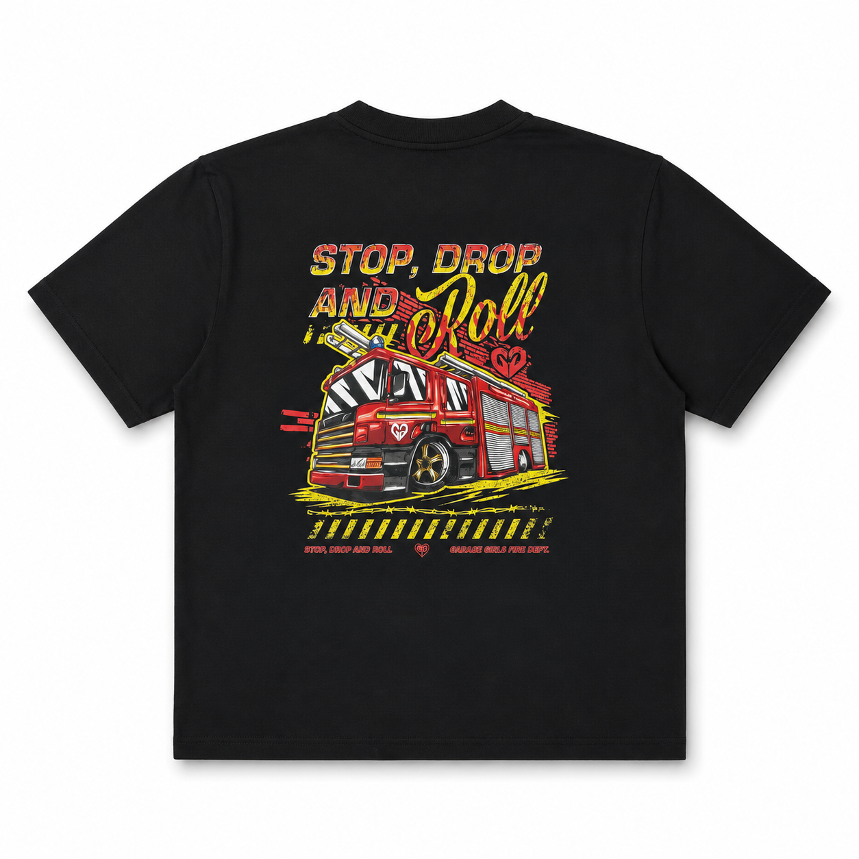 Stop, Drop & Roll Tee