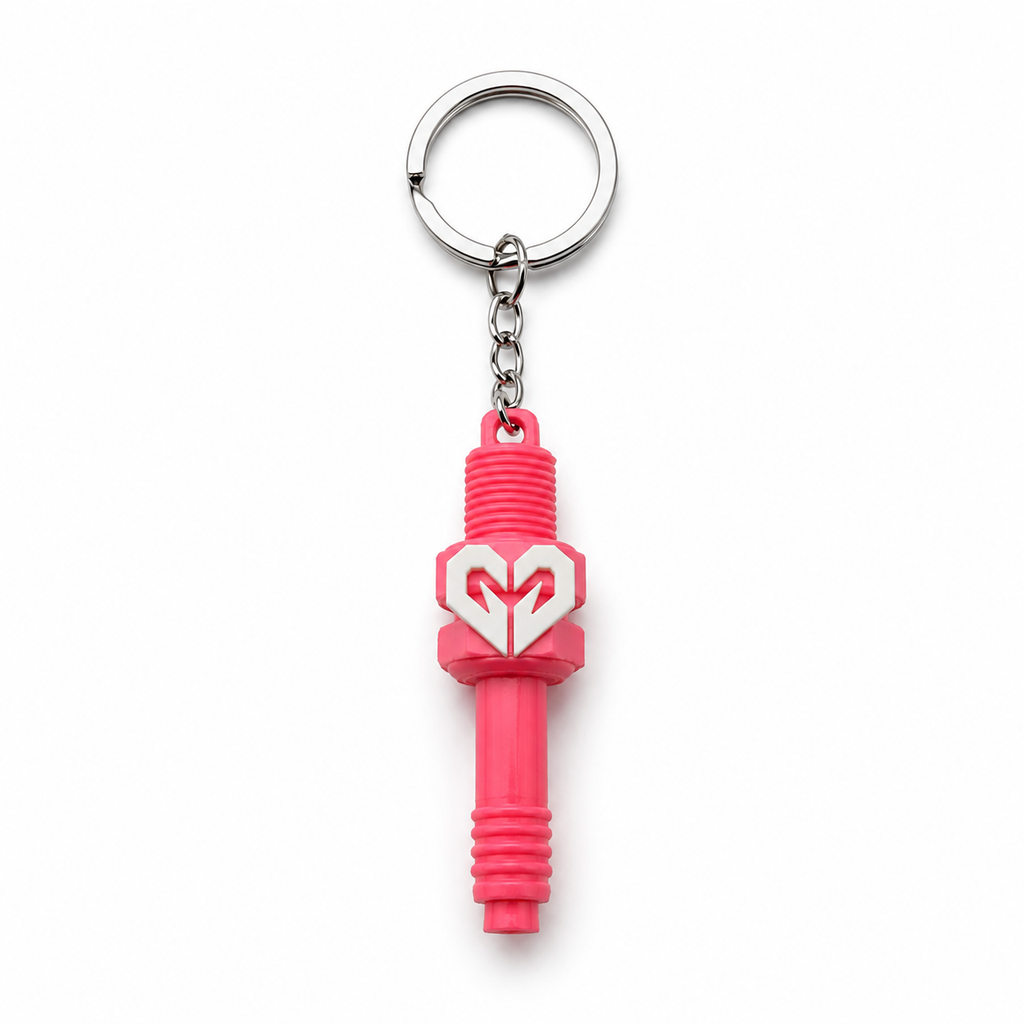 Garage Girls Sparkplug Keyring