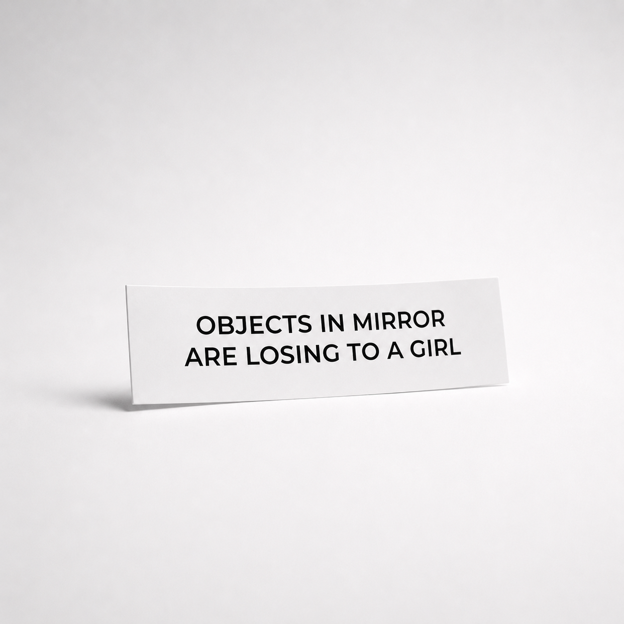 Objects In Mirror Sticker