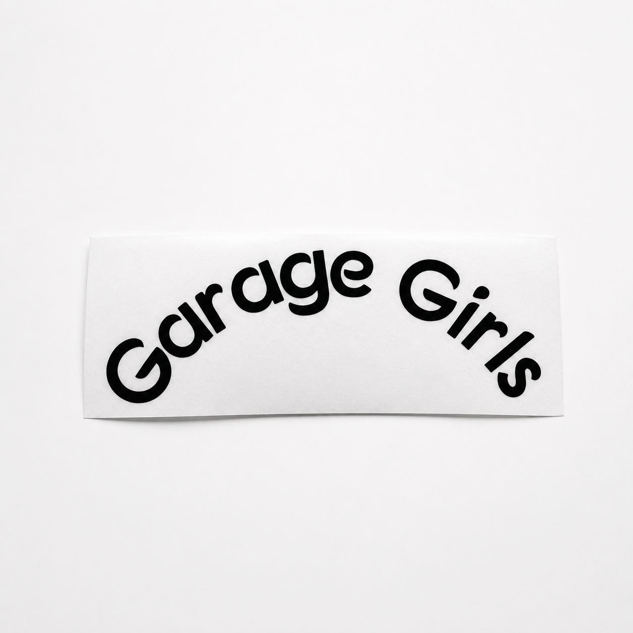 Retro Font - Wiper Sticker