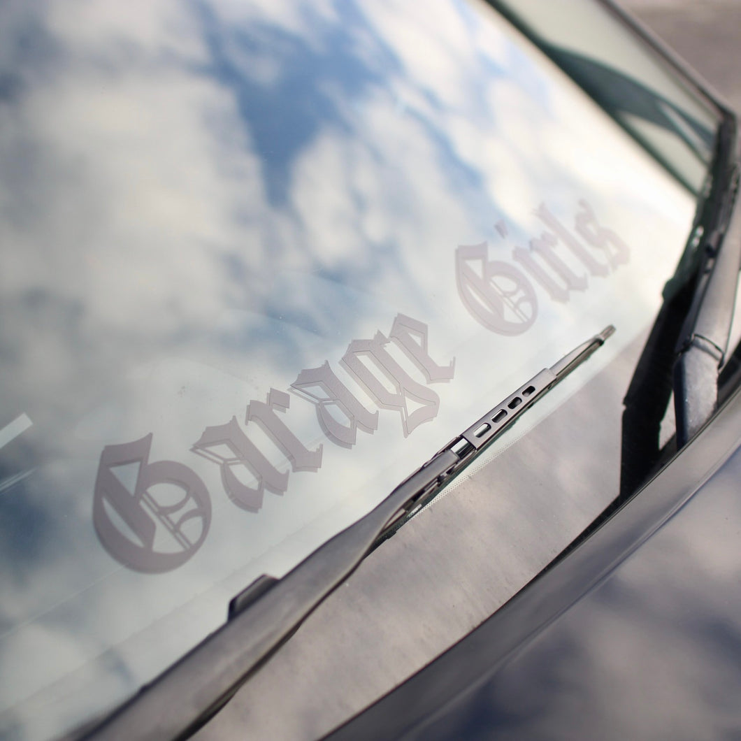 Old English Windscreen Banner