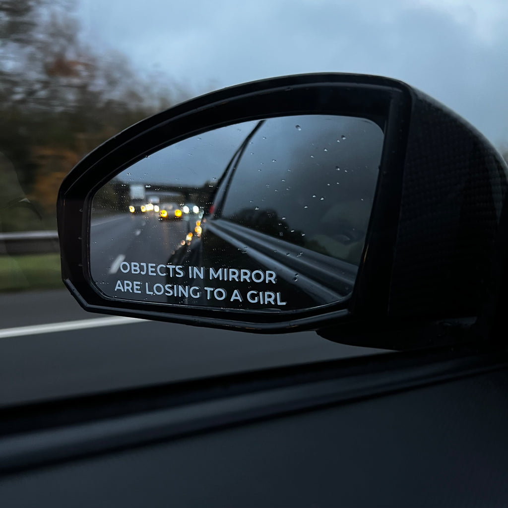Objects In Mirror Sticker