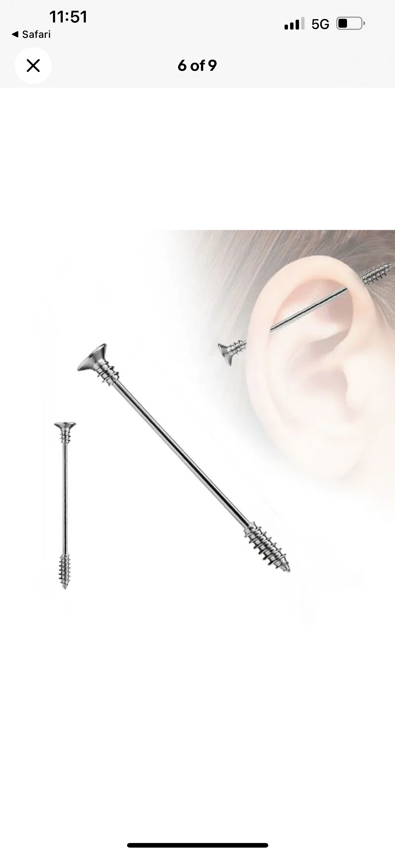 Screw Scaffold Piercing Bar