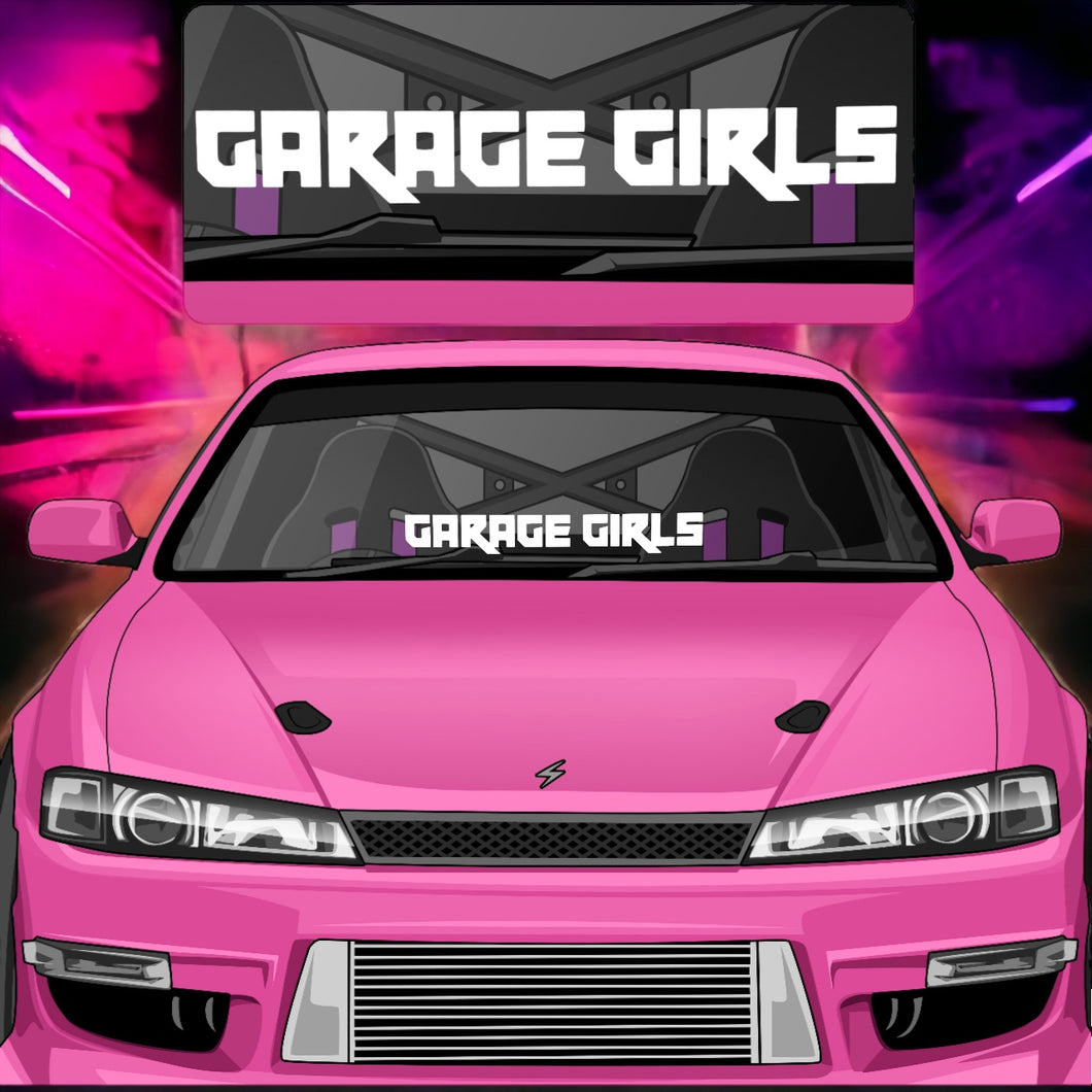 Block Garage Girls Banner